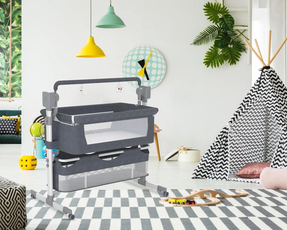rocking bedside bassinet