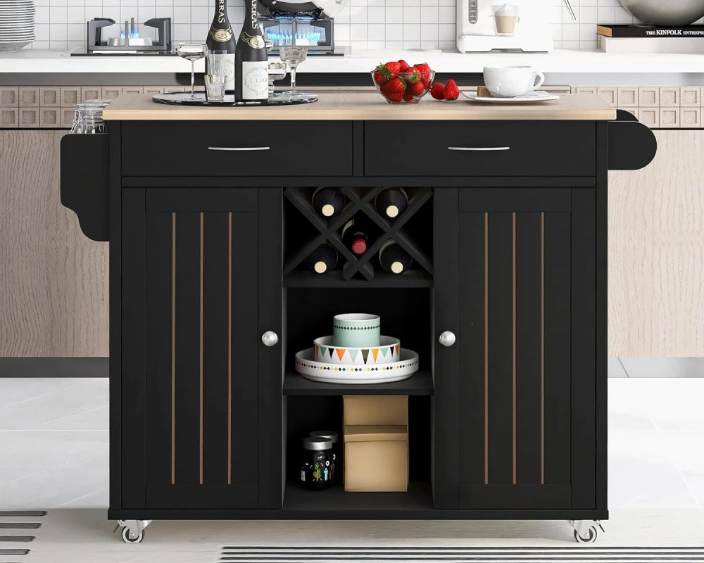 movable kitchen islands with storage